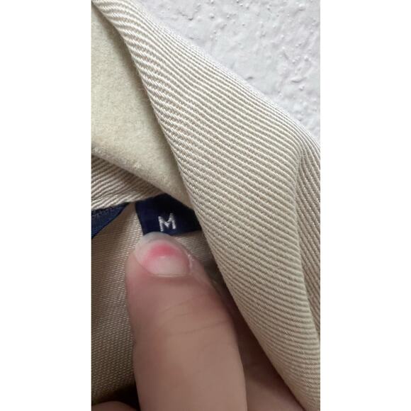 Men's Classic Khacki Zipper Jacket Polo Ralph Lauren Sz M 100% Cotton - Picture 5 of 8